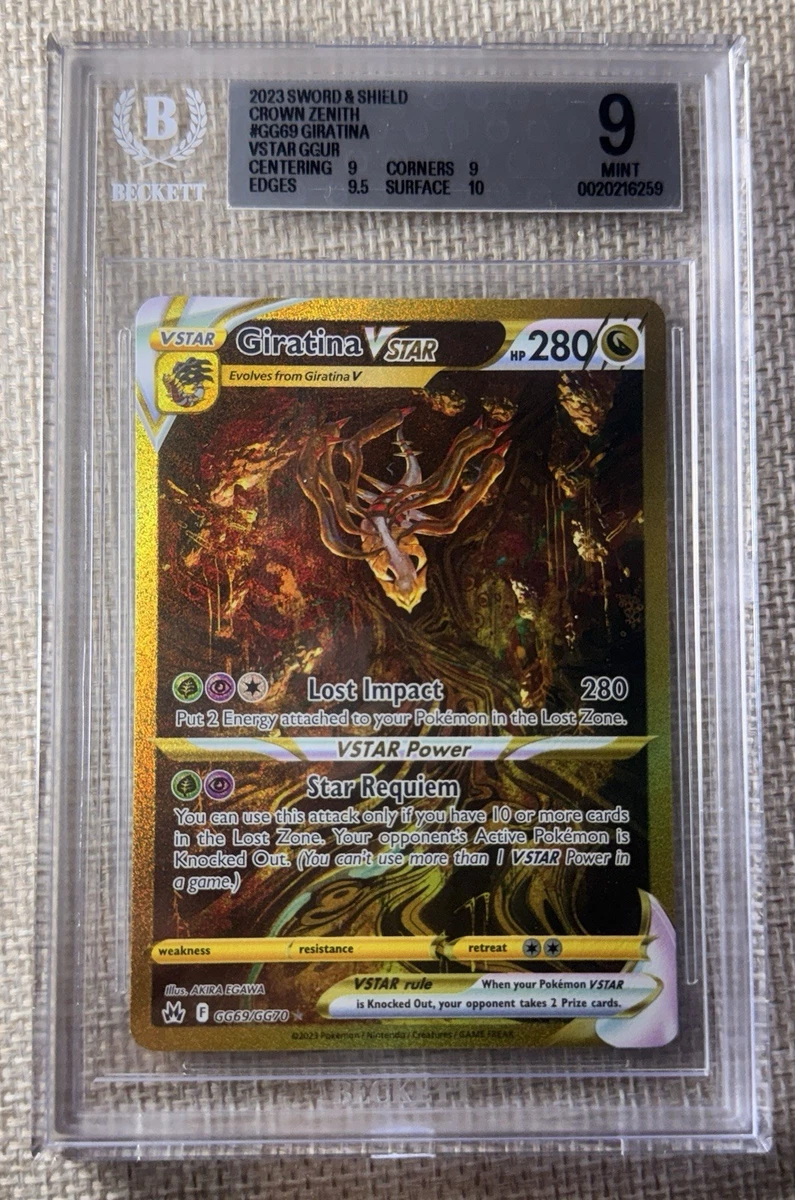 Pokémon TCG Beckett Grading Services (BGS) Secret Rare Individual
