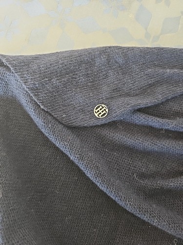 Tommy Hilfiger Xl Schal Blau 49x220cm - Bild 4 von 9