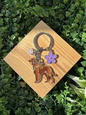 Irish Red Setter Keyring Gift Dog Lover Dog Owner Birthday Present Christmas