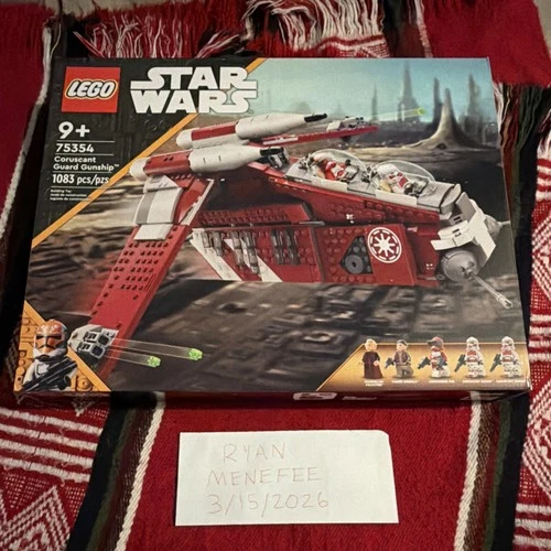 LEGO Star Wars Coruscant Guard Gunship 75354 Set 1083 Pieces Padmé Amidala Fox