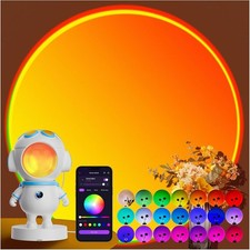 Sunset Lamp Projector with APP  Button Control,360  Magnetic Adjustable Head