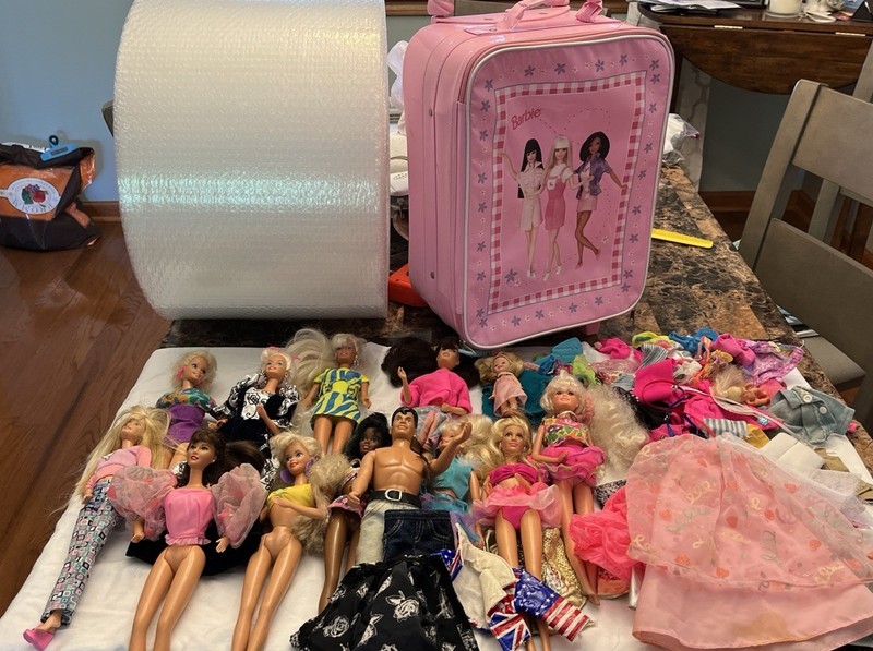 Vtg Barbie Rare Roller Luggage, 7-1966 Dolls And Misc Dolls Jordan Knight Doll