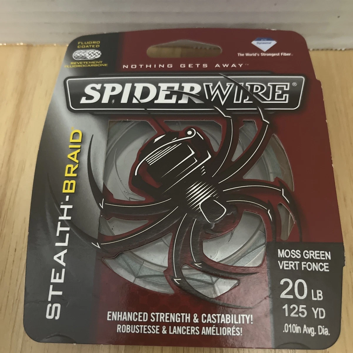 SpiderWire Dura 4, vislijn, Superline, Roofvislijn, Snoek, Baars, Snoekbaars, Forel, Unisex, Mosgroen, 0,12mm | 10,5kg | 23lb | 150yd