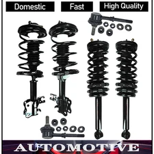 Front and Rear Struts W/Sway Bar For 1995 1996 1997 1998 Nissan Maxima 3.0L