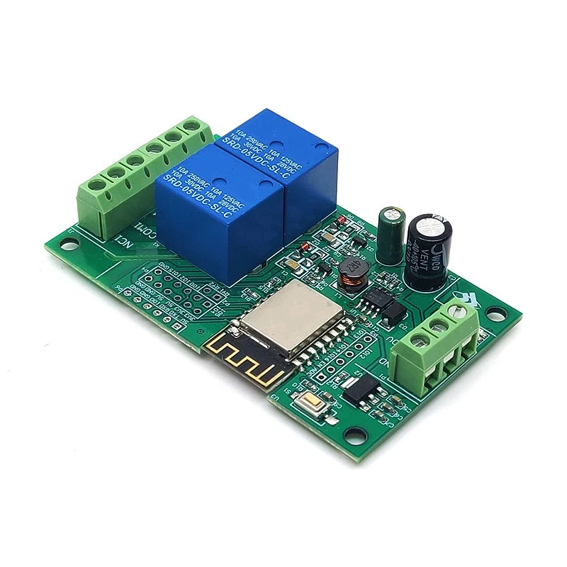 ESP8266 ESP-12F WIFI Relay Module 2CH 5V/8-80V Relay Develop Board for 4691