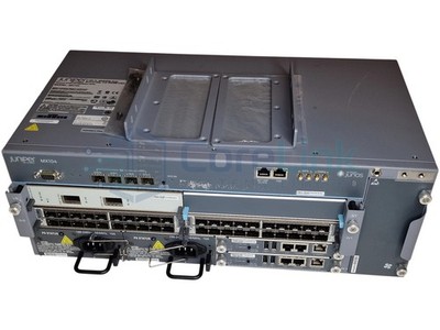 Juniper MX104-AC Router Dual RE 2x PSU 2x MIC-3D-20GE-SFP MIC-3D-2XGE-XFP