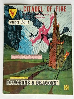 Judges Guild AD&D Adventure Module CITADEL OF FIRE 1978