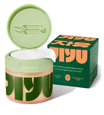 Jiyu Korean Skincare Anti-Aging, Dark Spot & Wrinkle Minimizing Toner Pads NEW