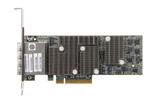 Adaptateur HBA SAS Dell LSI 9206-16E PCI-E 3.0x8 4xSFF-8644 6Go SAS 6Go SATA 1V1W2 - Photo 4/6