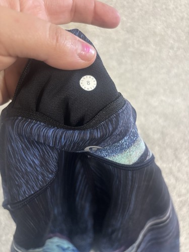 Lululemon Speed Wunder Leggings Tight Nulux Womens Size 8 Activewear Electrobeam - Picture 5 of 10
