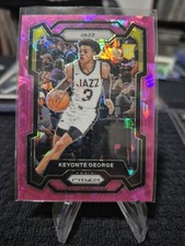 2023-24 Panini Prizm Keyonte George RC Pink Cracked Ice Prizm Utah Jazz