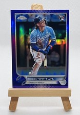 2022 Topps Chrome Update #USC35 Bobby Witt Jr. Purple Refractor Royals RC SP