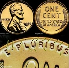 1955 Lincoln Wheat Cent Penny PROOF DDR DOUBLED DIE REVERSE RED RD