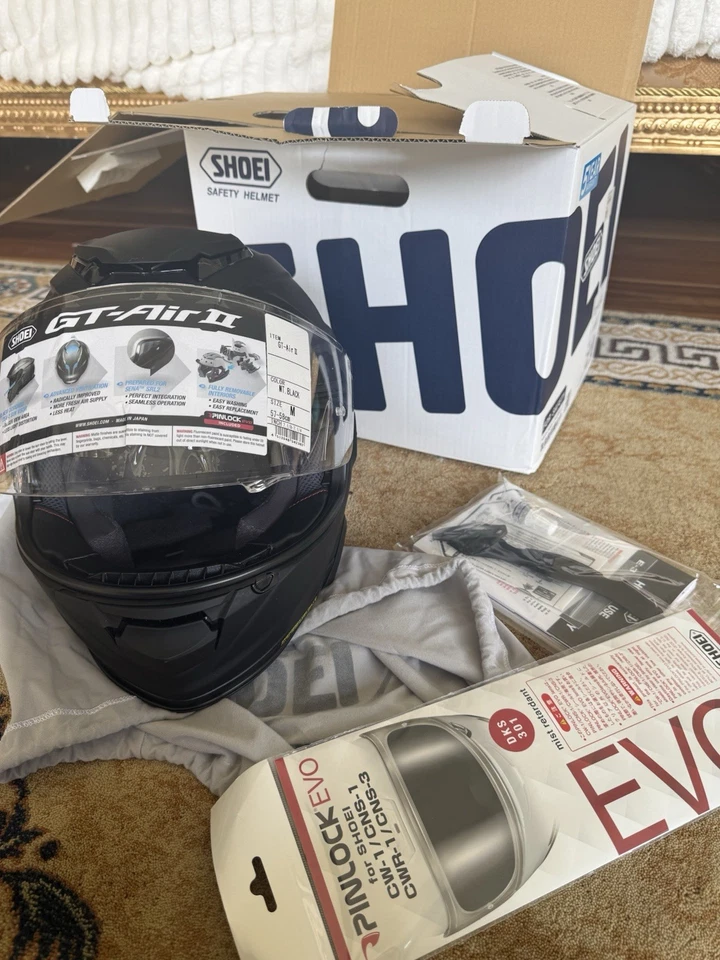 SHOEI GT-AIR II 2 bike HELMET M MEDIUM size BRAND NEW - image 2 of 4