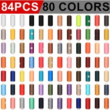 80 Color Assorted Sewing Threads 400 Yards per Spool For Machines  Hand Sewing