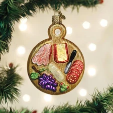 Old World Christmas Charcuterie Board Ornament BRAND NEW