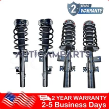 4x Front Rear Shock Struts Assys w/o Magnetic Fit 12-19 Range Rover Evoque L538 