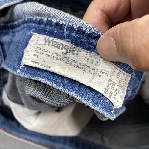 VINTAGE Wrangler Jeans Mens 36x33 (Fits 33x32) 13MWZ Cowboy Cut MADE IN USA * - Picture 15 of 18