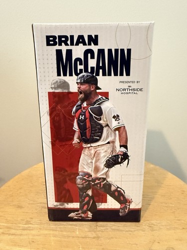 New Atlanta Braves Brian McCann Bobblehead 2021 SGA Fast Shipping