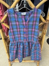Oshkosh Vintage Plaid Dress Size 5