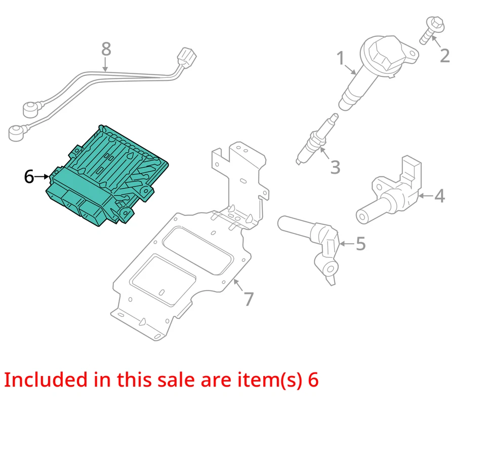 FL1A-12A650-BA 发动机 ECM 2016 福特 Expedition 3.5L 9127332 — 第 3/4 张图片