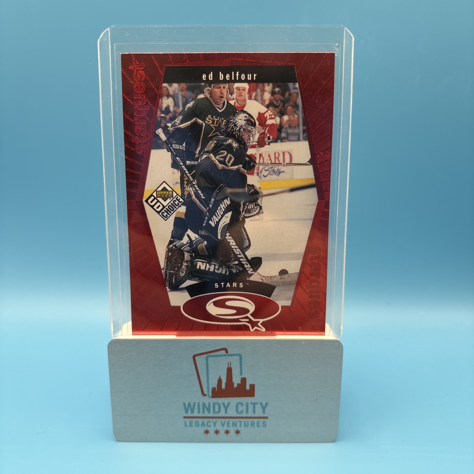 1998-99 Upper Deck UD Choice - Starquest Ed Belfour #SQ17 Red
