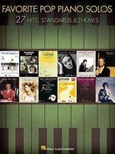 Favorite Pop Piano Solos Piano Sheet Music - Paperback, by Various - Very Good