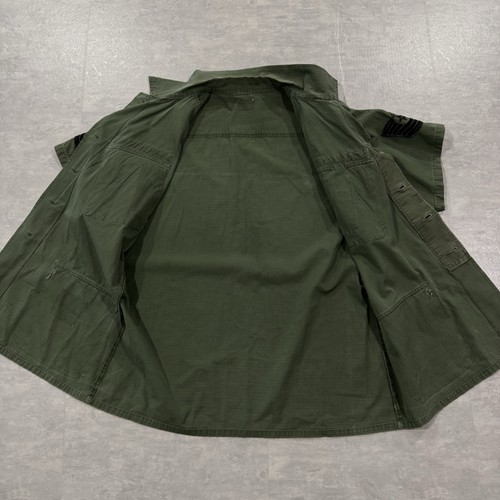 Camisa de Colección Años 60 Fuerza Aérea de los Estados Unidos Era Vietnam OG-107 Bolsillo Largo Inclinado Ripstop Día - Imagen 18 de 20
