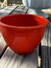Very Rare HL USA Fiesta Ware Nesting Mixing Bowl Size #4 Red Lower Case “F”