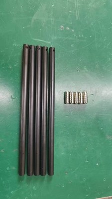 Shock wave accessories: 5 pipes and 5 bullet bodies