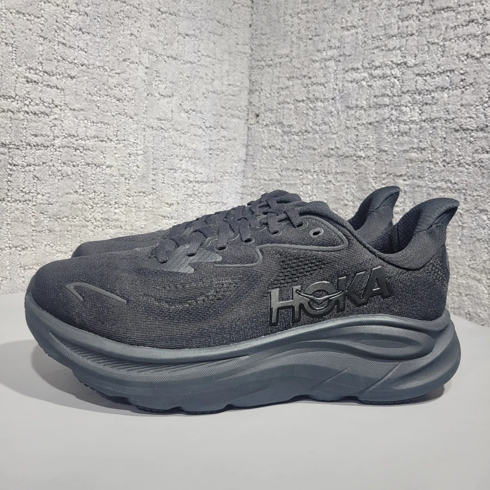 Zapatos para correr Hoka One One Bondi 9 anchos para hombre talla 9,5 2E negros 1162013 BBLC Foto 3 de 4