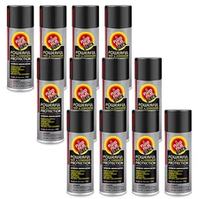 12PK Fluid Film Black 11.75oz Rust & Corrosion Protection Prevention Aerosol