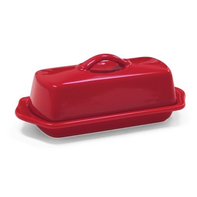 Chantal Full Size Ceramic Butter Dish, 8.5 Inch