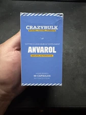 CRAZYBULK ANVAROL Natural Anabolic Muscle Body Building Supplement Cutting Bulk