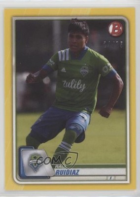 2020 Bowman MLS Yellow 24/75 Raul Ruidiaz #95 4l6