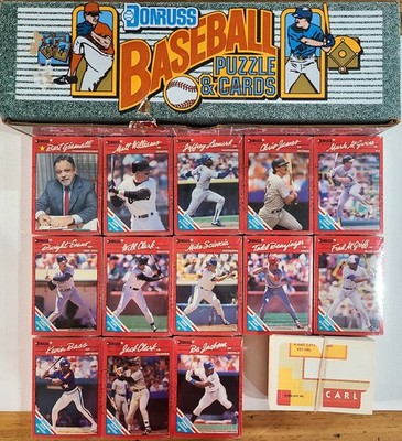 1990 Donruss Baseball Puzzle & Cards Box Set Sealed Packs Complete