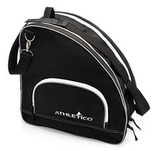 Ice  Inline Skate Bag Large Black with White Trim