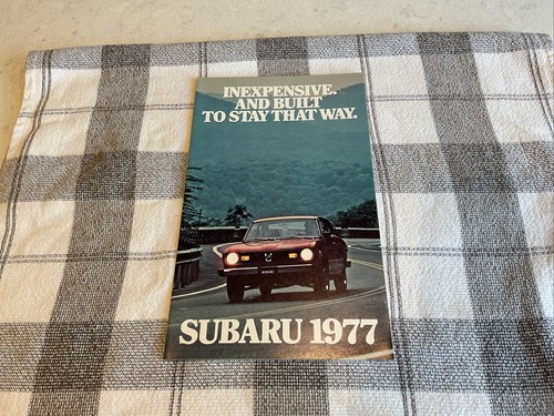 1977 SUBARU Sales Brochures with Specifications Inside