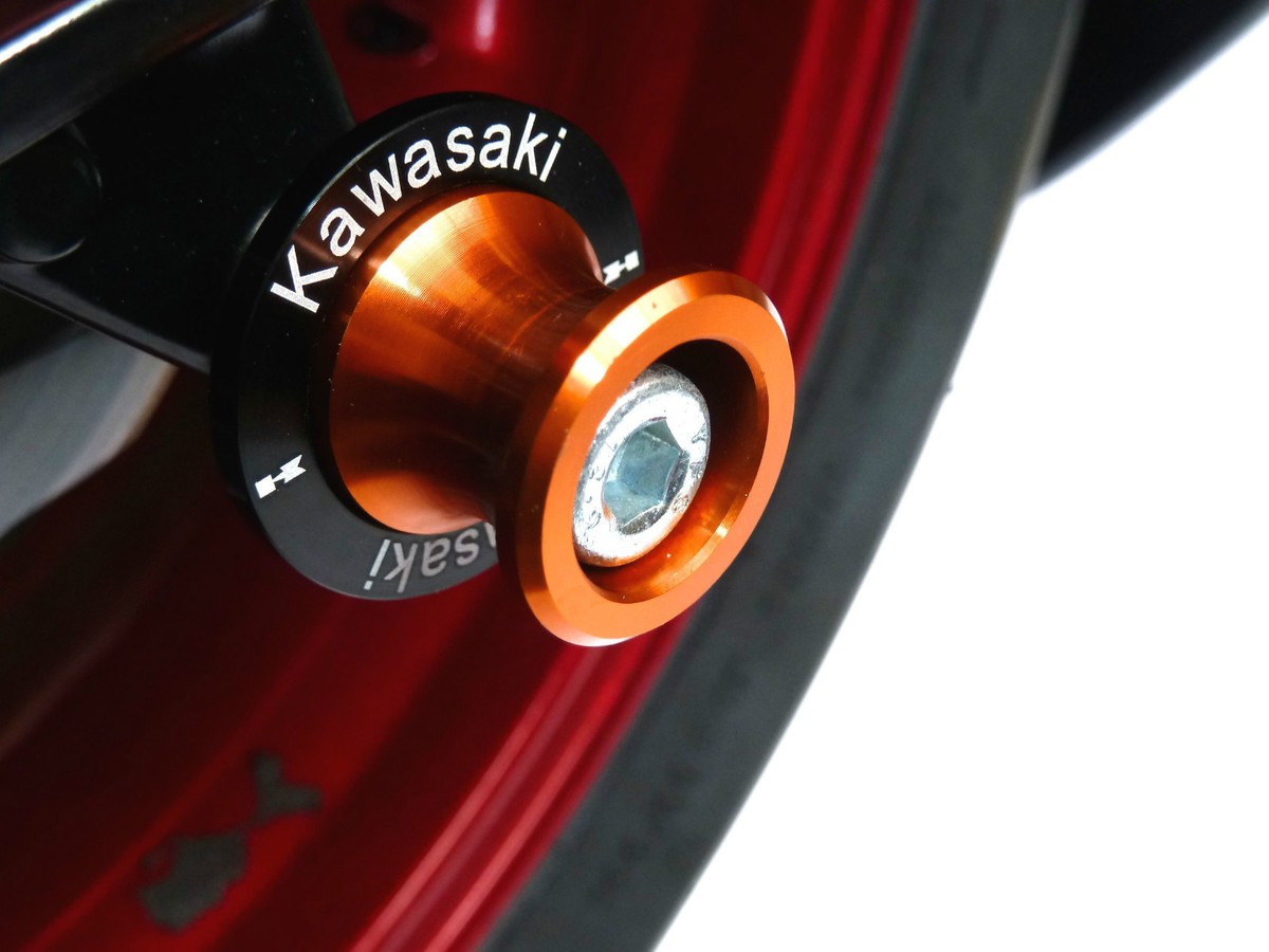KAWASAKI ZX10R ZX6R ZX9R ER5 ER6 PADDOCK STAND BOBBINS COTTON