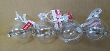 NWT Four Ashland Collectiable Glass Christmas Ornaments