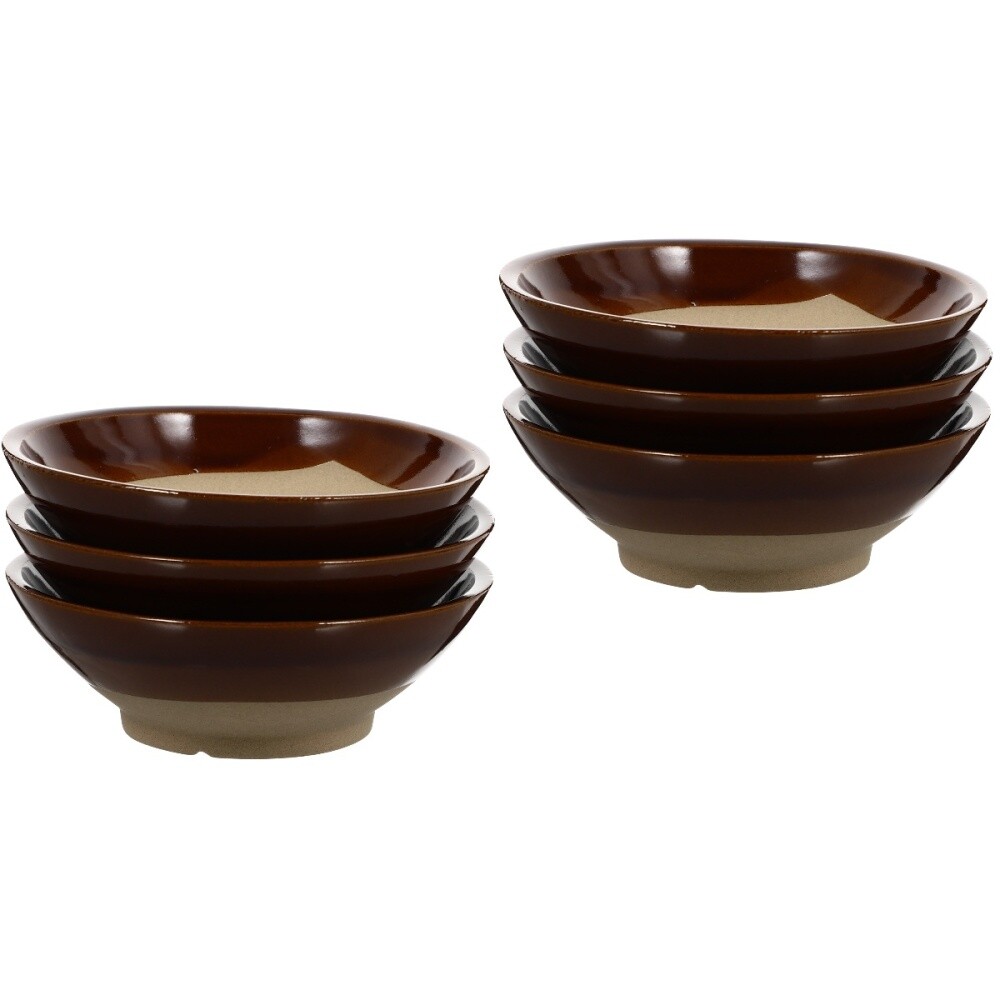 3Pcs Ceramic Wide Bowls Ceramic Steaming Bowl Soy Sauce Bowls Appetizer