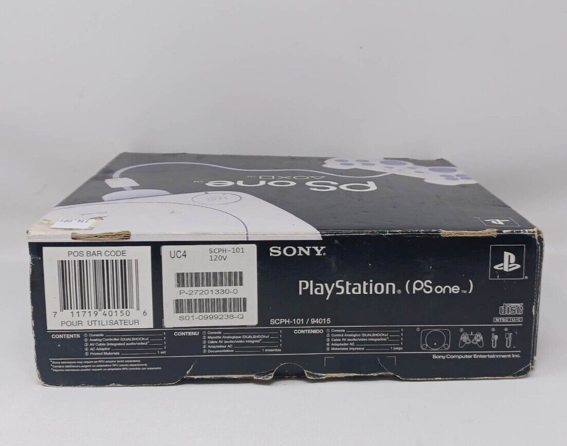 PS one Console - PlayStation 1 PS1 - In Box w/ Cables (No PS one Console - PlayStation 1 PS1 - In Box w/ Cables (No