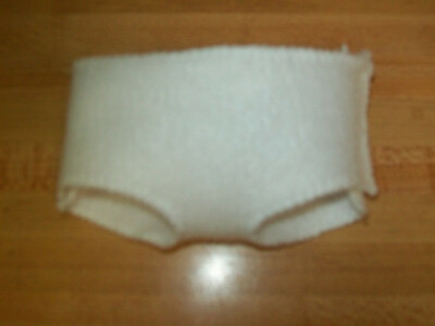 White FLEECE diaper ONLY for 11-12''  CPK Cabbage Patch baby BBB 