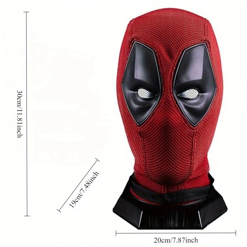 Marvel Deadpool Overhead Halloween Fancy Dress Mask - Image 2 of 4