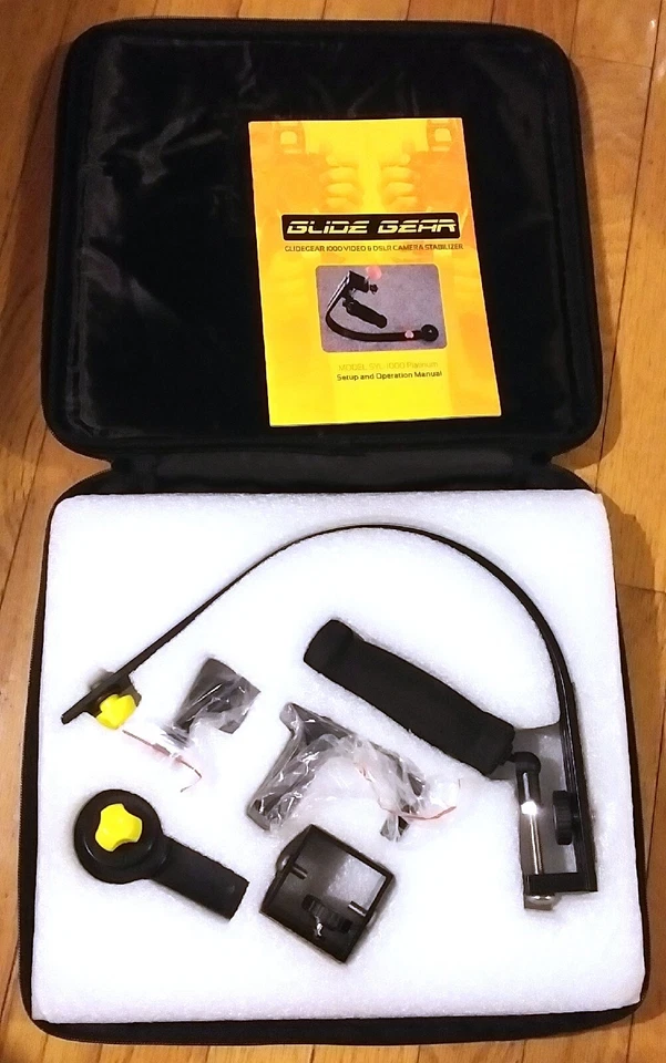 NEW - GLIDE GEAR SYL-1000 PLATINUM CAMERA & PHONE STABILIZER SYSTEM IN BAG - Image 3 of 4