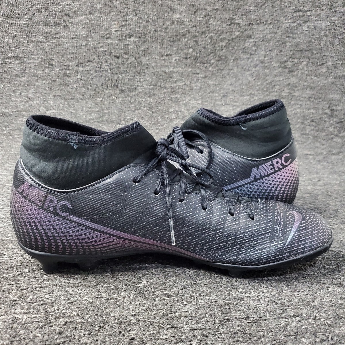 Nike Shoes Mens US Sz 8 Black Mercurial Superfly 7 Club FG