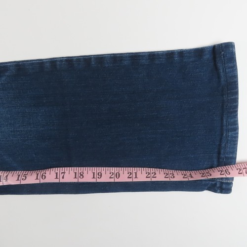 A Pea In The Pod Womens Jeans Size PXS Maternity Low Rise Dark Wash Blue Denim - Picture 5 of 9