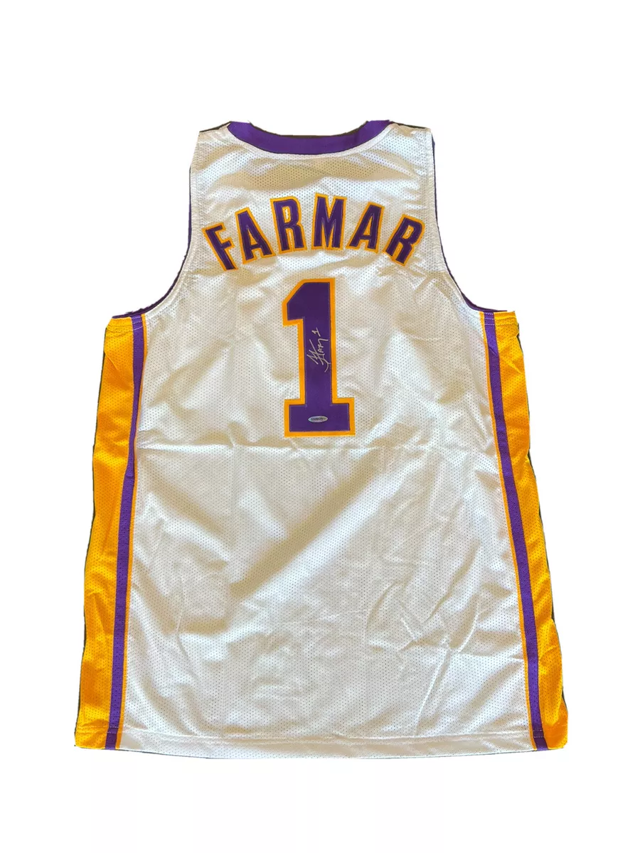 Jordan Farmar Signed Los Angeles Lakers Sunday White Jersey UDA
