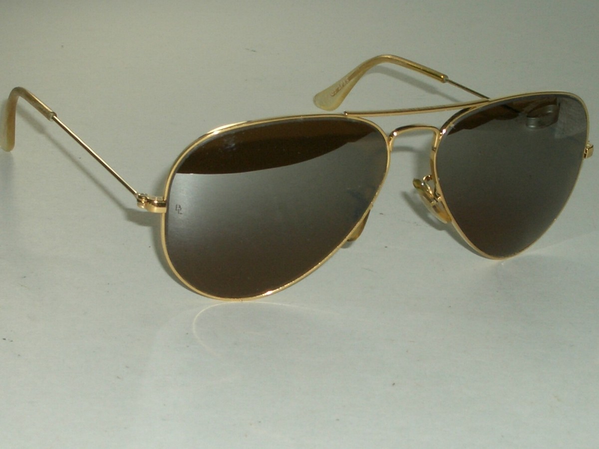 58-14mm VINTAGE B&L RAY BAN GEP B15 TOP-GRADIENT MIRRORED 