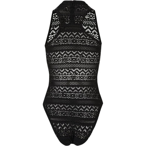 Urban Classics Ladies Uncinetto Jersey collo Alto Corpo Tuta Intera Sottile Fit - Picture 8 of 16